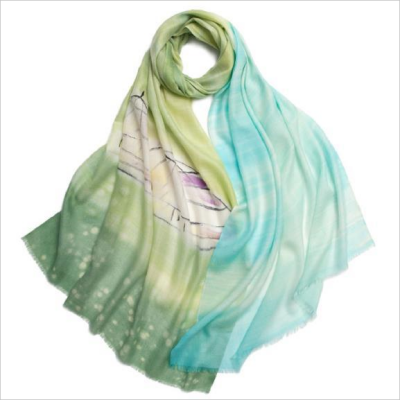 Wool Silk Blend Scarf