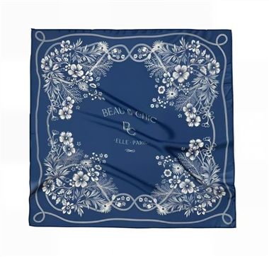 Modal Silk Floral Print Scarf